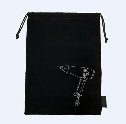 Bolsa Negra para secador Cabello Solano